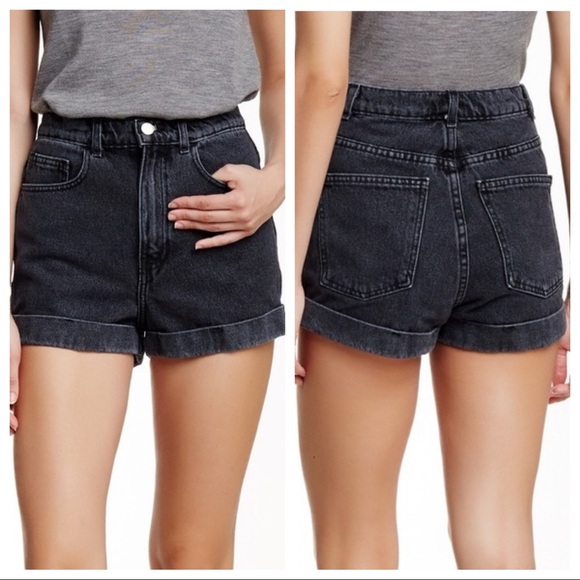 American Apparel Pants - American Apparel Denim High Waisted Shorts Sz 30